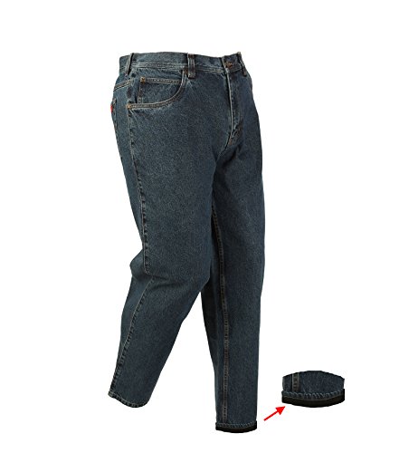 Five Brother Relaxed Fit Fleece-Lined Denim Jean, 40W X 30L