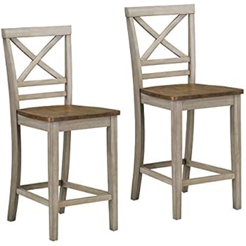 Standard Furniture Fairhaven Counter Height Barstool, Grey, Grey