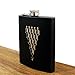 Quality Liquor Hip Flask - 8oz - Leak Proof 304 Food Grade Stainless Steel With Funnel, Gift Box and Unique Design by Upstanding Citizen