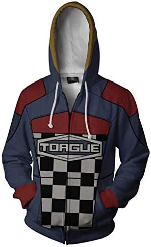 HUHU Borderlands Unisex 3D Printed Hoodie Sweatshirt Zipper Cosplay Costume