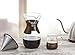 Osaka Pour Over Coffee Maker - Reusable Stainless Steel Drip Filter, 37oz (7-Cup) Glass Carafe and Lid 'Senso-JI'
