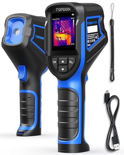 TOPDON TC004 Mini Wärmebildkamera, 240x240 TISR-Auflösung Thermal Camera