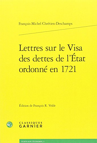 Lettres sur le visa des dettes de l'État ordonné en 1721