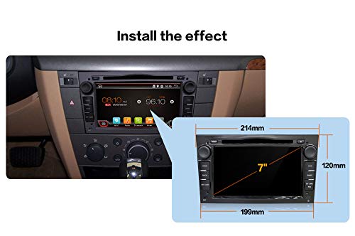 Android 6.0 Quad Core 7" GPS Car DVD Player For Opel Astra Vectra Zafira Antara Corsa Radio Navigation Stereo Audio and Video Free Camera &Canbus Color Black - Thumbnail 2