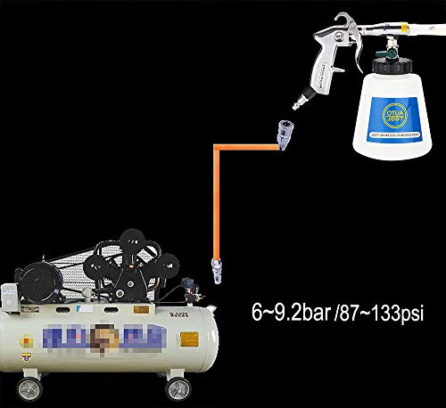 CPROSP Car Cleaning Gun Interior Washing Air Blow Gun Automotive Air Pulse Cleaning Equipment High Pressure Foamaster Nozzle Sprayer with 1L Foam Bottle - Thumbnail 5