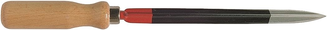 Stubai 116101 Bearing Scraper with Wooden Handle, Multicoloured, 125 mm
