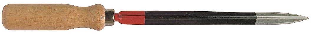 Stubai 116101 Bearing Scraper with Wooden Handle, Multicoloured, 125 mm