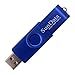 SumDuta 16GB USB 2.0 Flash Drive Swivel Design Thumb Drives Jump Drive Fold Storage Memory Stick (3Pack Blue Green Red)