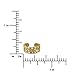 Sterling Silver with Yellow Gold Tone Overlay 6mm Filigree Band Toe Ring