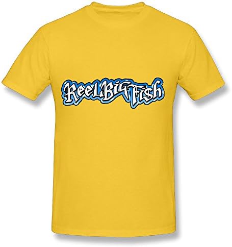 Men's Reel Big Fish Logo T Shirt Yellow