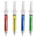 Rhode Island Novelty Assorted Color Synge Shot Design Pens, One Dozen