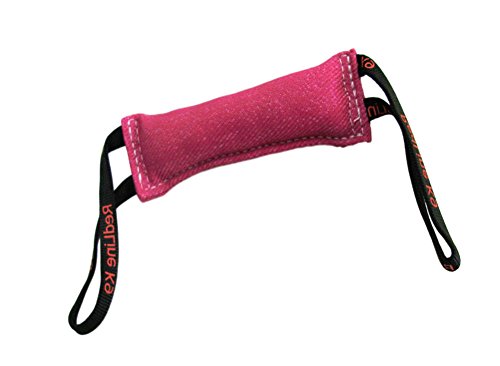 Pink French Linen Dog Tug Toy (3