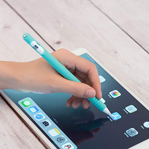 ColorCoral Case for Apple Pencil Silicone Holder Sleeve for Apple Pencil 1st Generation Compatible with iPad Pro 9.7" 10.5" 12.9" iPad 2017/2018 - Thumbnail 6