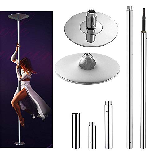 go2buy Dance Pole 45mm Solid Dancing Fitness Portable Pole Static