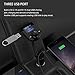 Bluetooth FM Transmitter for Car, Wireless FM Radio Transmitter Adapter Car Kit Dual USB Charging Port Car Charger with Hands Free Calls and 1.44