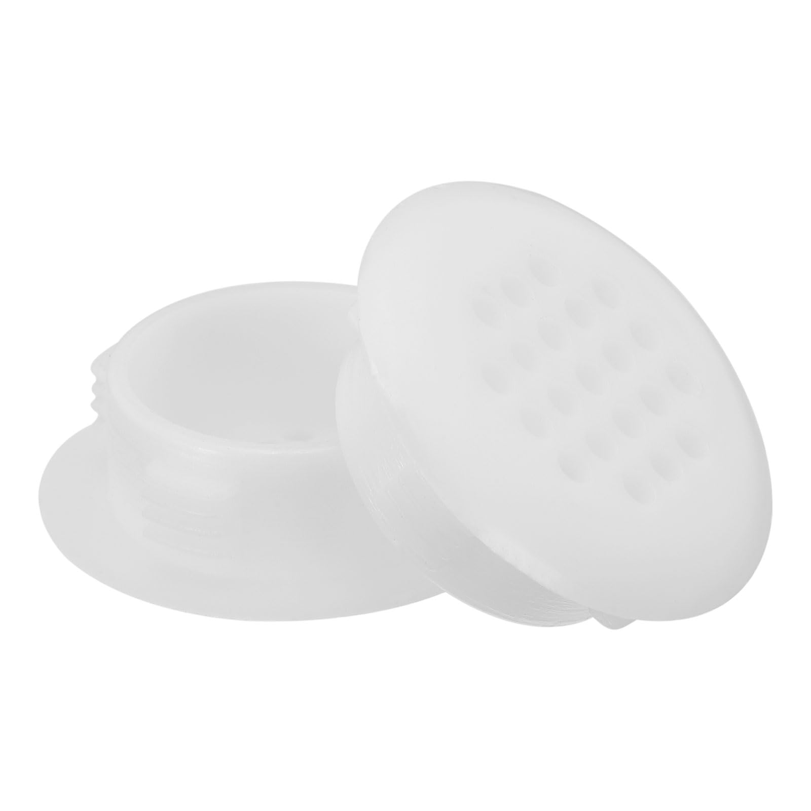 uxcell 25mm(1") Circular Soffit Vent, 16pcs Plastic Circular Air Vents Round Mesh Hole Louver for Kitchen Bathroom Cabinet