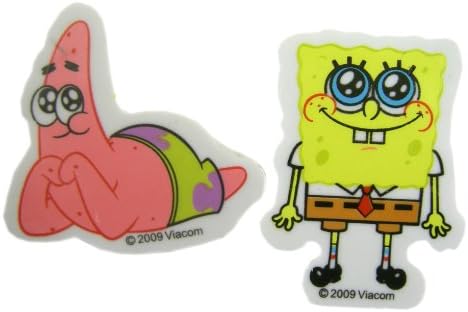 Spongebob Erasers - Nickelodeons Spongebob Erasers (2pcs set)