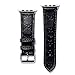The ONE 38 Compatible Apple Watch Straps 38mm (fit for 40mm), Luxury Fashion PU Leather Classic Wrist Bands for Women and Men, Replacement for 38/40MM Apple Watch Series 5 4 3 2 1 (Black)