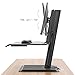 NB North Bayou Sit-Stand Workstation sit Stand Desk Converter Fits Most Screen Monitors from 22~32″Within 4.4~24.2 lbs with Large and Spacious Keyboard(Black)thumb 2
