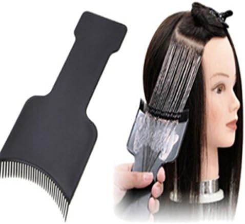 ShungHO Hair Coloring Balayage Board Fashion Hairdressing Professional Hairdressing Pick Color Board For Hair Coloring Highlighting,Small black