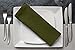 Utopia Kitchen Olive Cloth Napkins [12 Pack, 18x18 Inch] Absorbent Cotton Blend Washable and Reusable for Dinner, Restaurant, Lunch, Wedding and Hotel