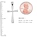 Sterling Silver Dainty Cross Pendant (3 sizes available)