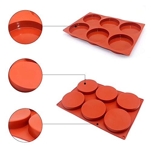 5 6+Cavity+Silicone+Coaster+Non+Stick+Dessert