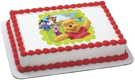 Deco Winnie The Pooh D Image Winnie L Ourson At Play Personnalise Comestible De Gateau Amazon Ca Maison Et Cuisine