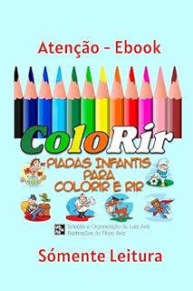 Livro Color + Rir - Piadas Infantis para Colorir e Rir