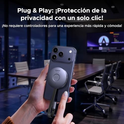 UGREEN Transmisor Receptor Inalámbrico Magnético Portátil USB-C a HDMI, Transmisión 5G de 1080P a 60 Hz, Compatible con Smartphones, Tablets, Portátiles y PC a TV, Monitores y Proyectores (50M/164ft)