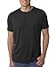 Next Level Apparel 6200 Mens Poly & Cotton Crew Tee - Black44; Large