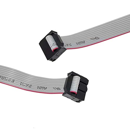 5pcs 10pin Flat IDC Connector Ribbon Date Cable 70cm Length 2.54mm Pitch 12864 2004 LCD 10P Extension Cable FT5 Lead Wire for 3D MKS TFT 2.8 3.2 LCD Touch Screen Ramps Anet a6 a8 e10 Prusa i3 Creality - Thumbnail 2
