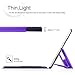 IVSO Apple iPad Pro 10.5 Case With Keyboard Ultra-Thin DETACHABLE Bluetooth Keyboard Stand Case / Cover + Pencil holder for Apple iPad Pro 10.5-inch 2017 Version Tablet(Purple)