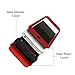 MagicMobile iPhone 5 Case, Hybrid Impact Two Layers of Protection Hard Plastic and Soft Silicone Case [Black - Black] w/Charm