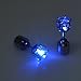 LED Earrings, 4 Pair Glowing Light Up Earrings Bright Stylish Fashion Ear Pendant Stud Stainless for Party Men Women Halloween Thanksgiving