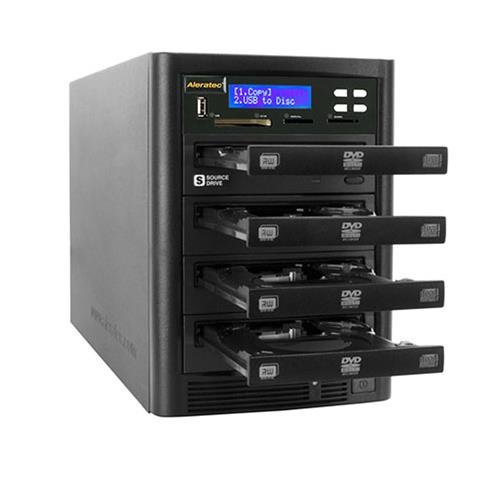 Aleratec-Direct-V2-DVD-CD-Flash-Copy-Tower-Optical-Drives-310109-Black