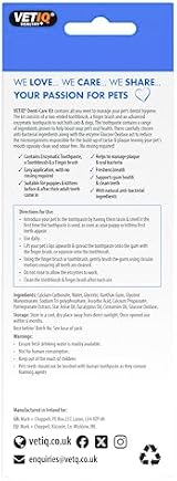 VETIQ Denti-Care Kit for Dogs 2+ Months & Cats 3+ Months Dental Care view 2