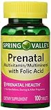 Spring Valley - Prenatal, Multivitamin, Multimineral, 100 Tablets