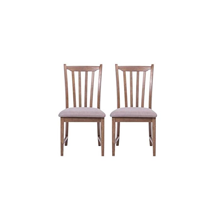 Furgle 5 Piece Furniture Kitchen Set Rectangular Extendable Oak Solid