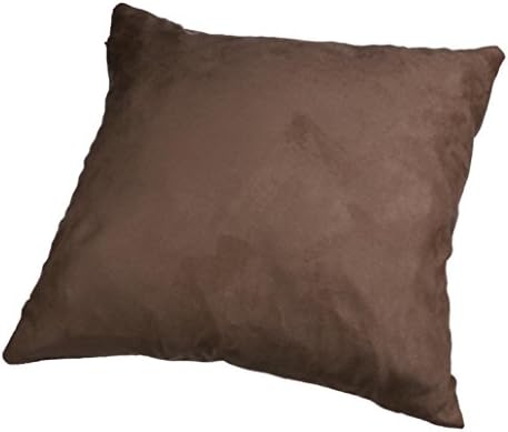 OUBAO Suede Nap Cushion Cover Home Decor Sofa Throw Pillow Case (Coffee)