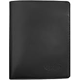 Big Skinny RFID Blocking Leather Traveler Wallet, Black