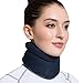 VELPEAU Neck Brace for Neck Pain and Support -Soft Cervical Collar for Sleeping in Bed, Snoozing, Sleeping Upright, Anti-Snoring, Sleep Apnea for Women & Men(Blue, Comfort Version, S: 10.5-11.5