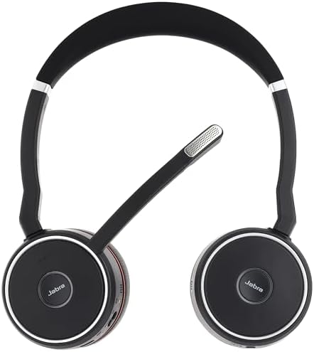 Jabra 7599-832-109 evolve 75 wireless headset with dongle black