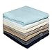 COTTON CRAFT Simplicity Bath Towel Set - 7 Pack Assorted Colors - 100% Cotton Bath Towel - Soft Lightweight Absorbent Quick Dry Everyday Towel - Luxury Hotel Gym Shower Pool Travel Dorm -27x52- Multi
