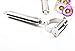 iZEEKER Premium Julienne and Serrated Stainless Steel Peeler - Sharp Stainless Steel Apple Peeler Corer , Best Carrot Grater,hand Potato Peeler Slicer,Spiral Apple Cutter.