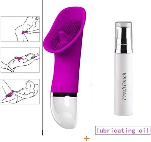 Tongue Vibrate Toy for Women, Oral Art Tongue Simulator, Waterproof 30-Frequency Vibration, Multi Speed Wireless Sucking Art Toy for Couples