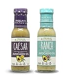 Primal Kitchen - Caesar and Ranch, Avocado Oil-Based Dressing, Whole30 and Paleo Approved (8 oz each)