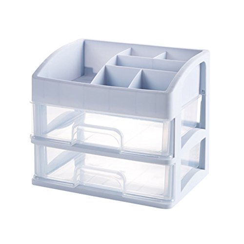 XICHENGSHIDAI Multilayer cosmetics storage box dresser storage box desktop plastic stationery skin care products box