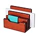 Rolodex 23420 Wood Tones Desktop Sorter, Mahogany