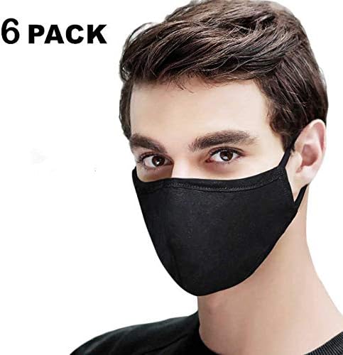 6 Pack Cotton protector, Anti Dust Air Pollution protector, Unisex, Washable, Reusable Cloth protector for Cycling Camping Travel